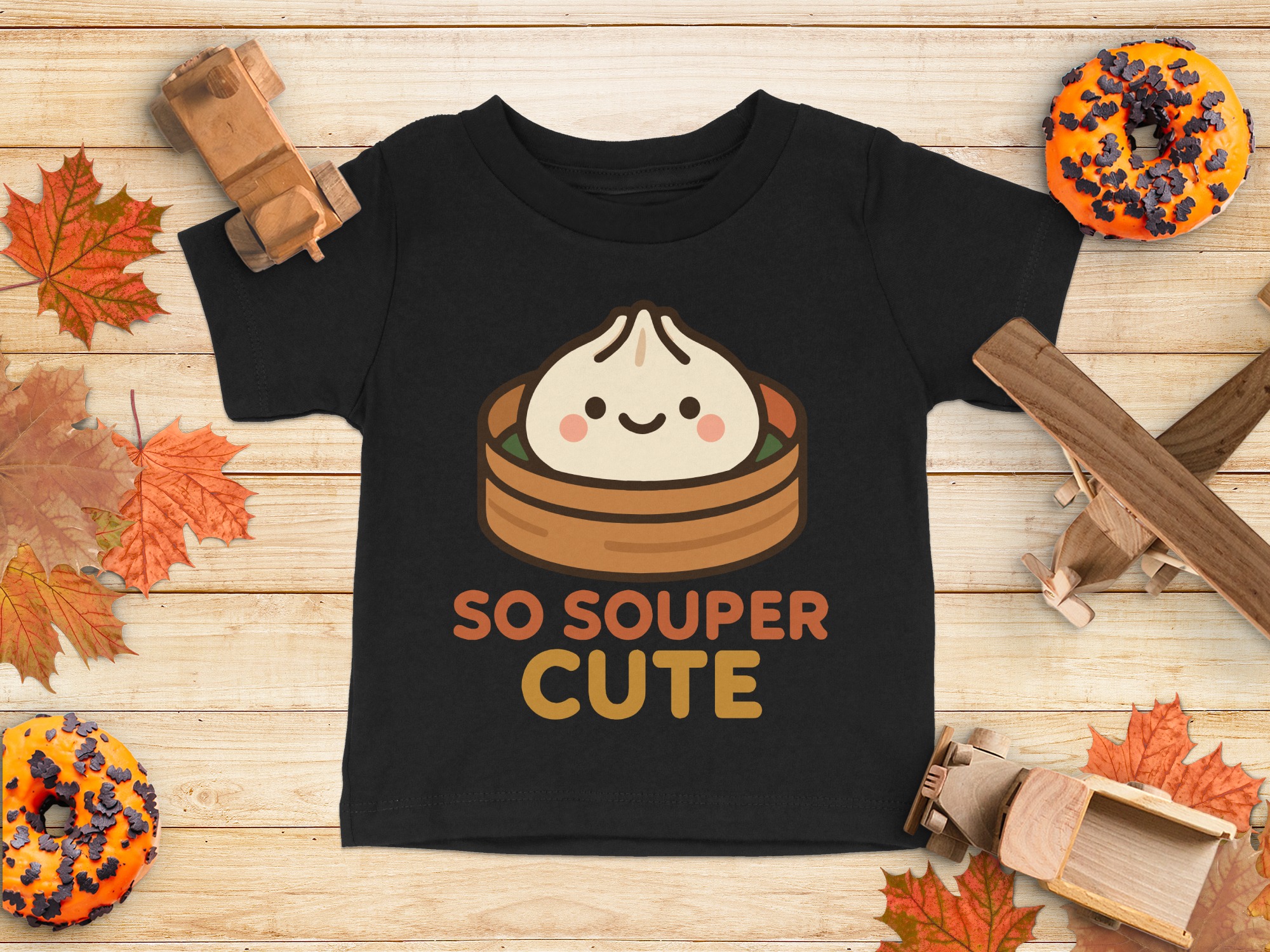SO SOUPER CUTE Baby T-Shirt - 12-18M, Black product image 1