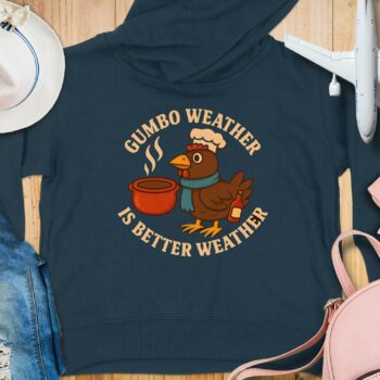 Gumbo Weather Cozy Toddler Hoodie - 5-6T, Navy product image 1