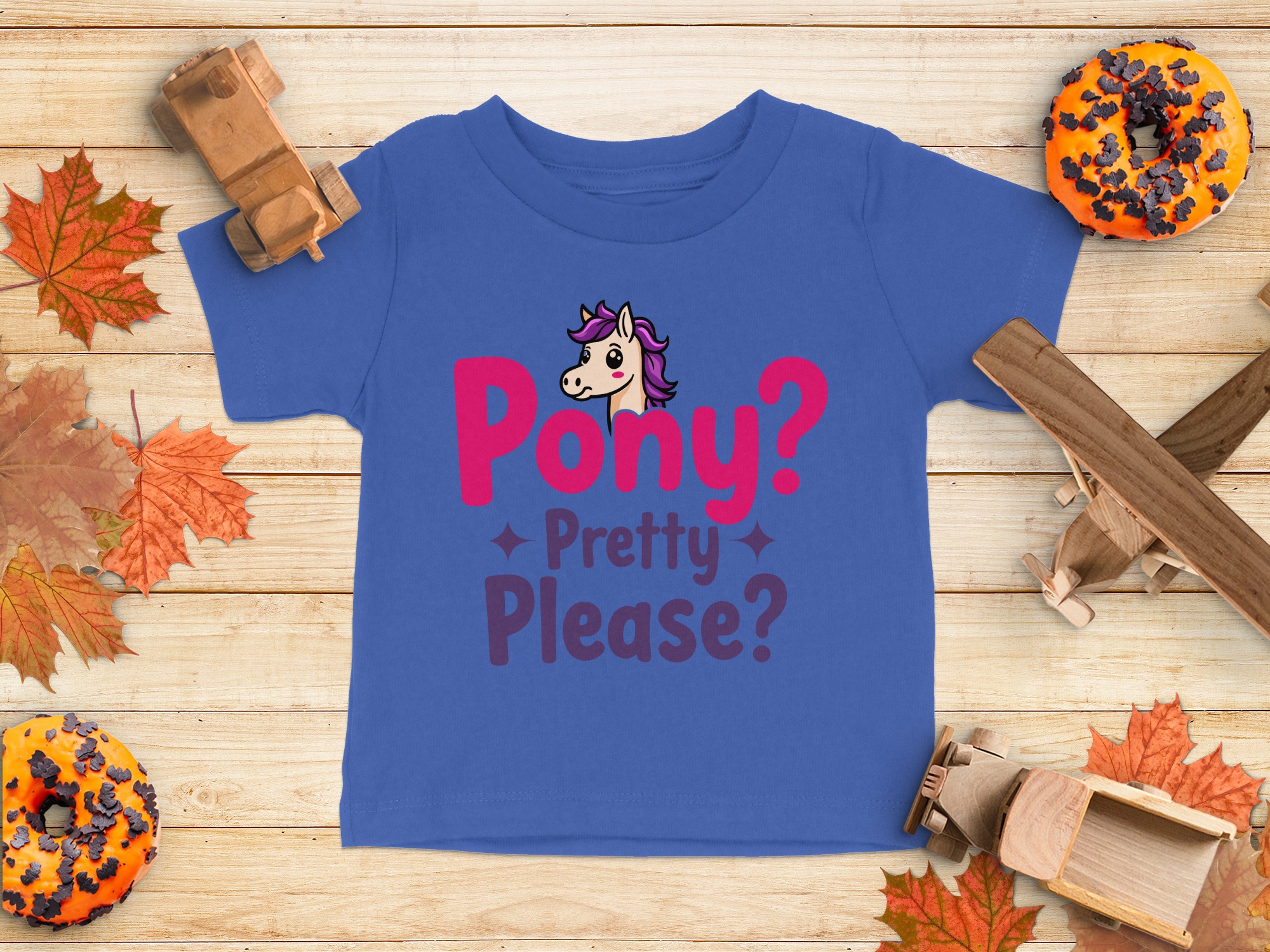 Pony Pretty Please Baby T-Shirt - 12-18M, True Royal product image 1