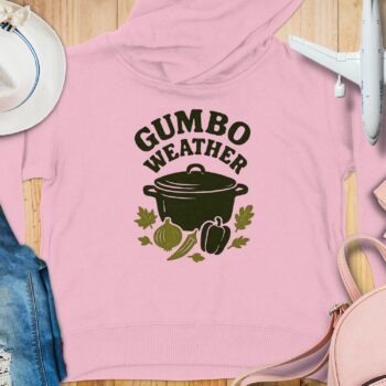 Gumbo Weather Cozy Toddler Hoodie - 5-6T, Pink product image 1
