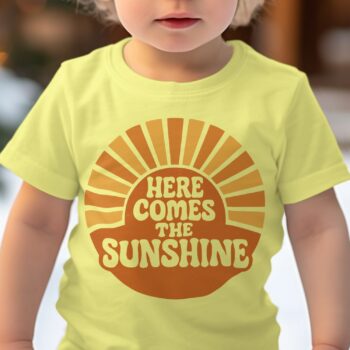 Sunshine Sun Baby T-Shirts - 12-18M, Yellow product image 1