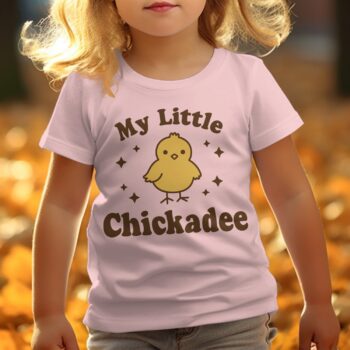My Little Chickadee Baby T-Shirt - 12-18M, Pink product image 1