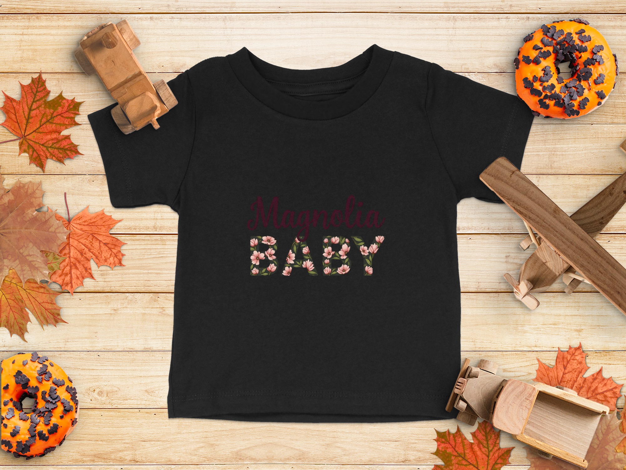 Magnolia Baby T-Shirt - 12-18M, Black product image 1