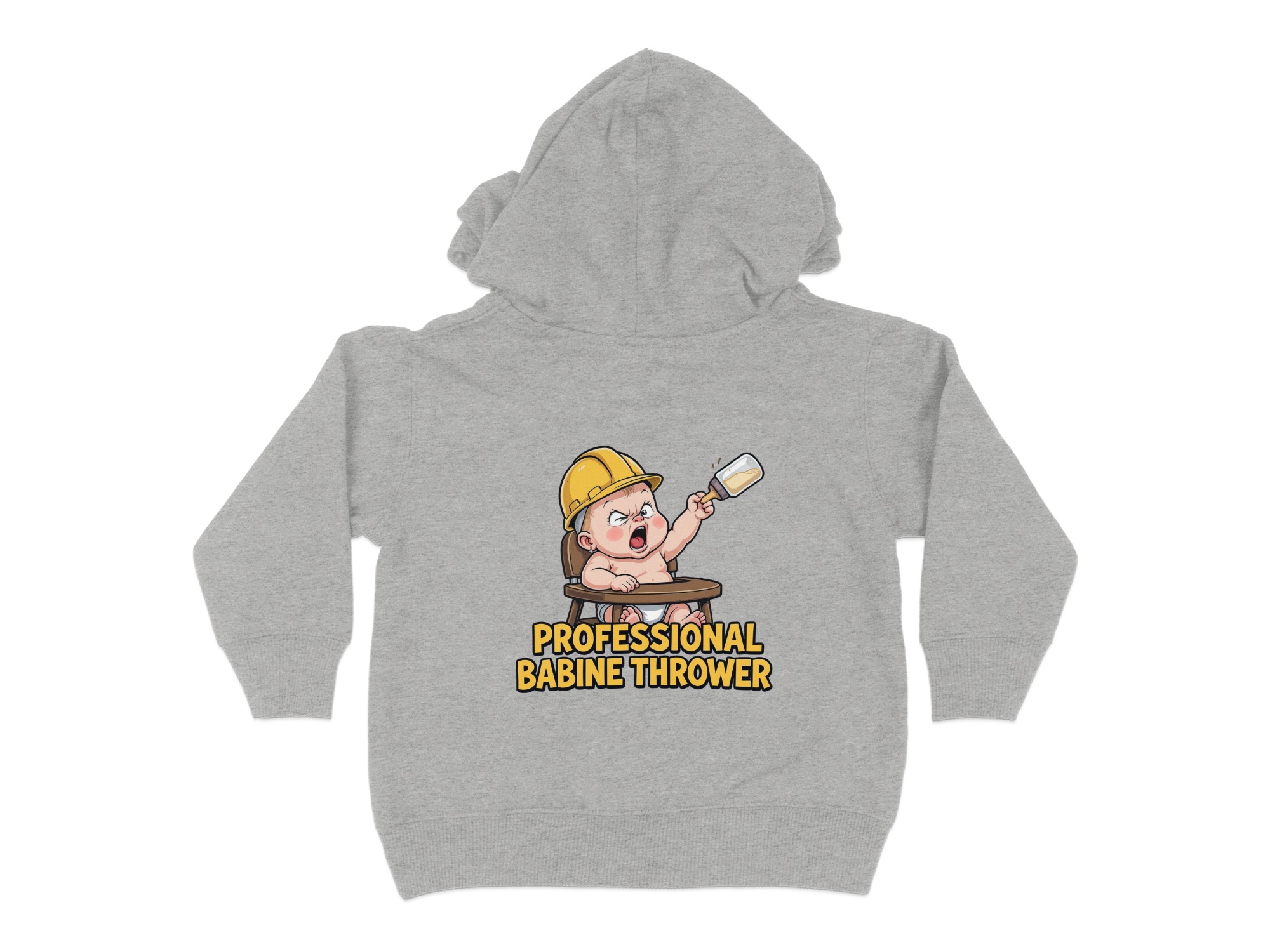 “Professional Babine Thrower" Graphic | Funny Cajun Humor Toddler Hoodie | Toddler Hoodie Sizes 2T to 6T - Image 25
