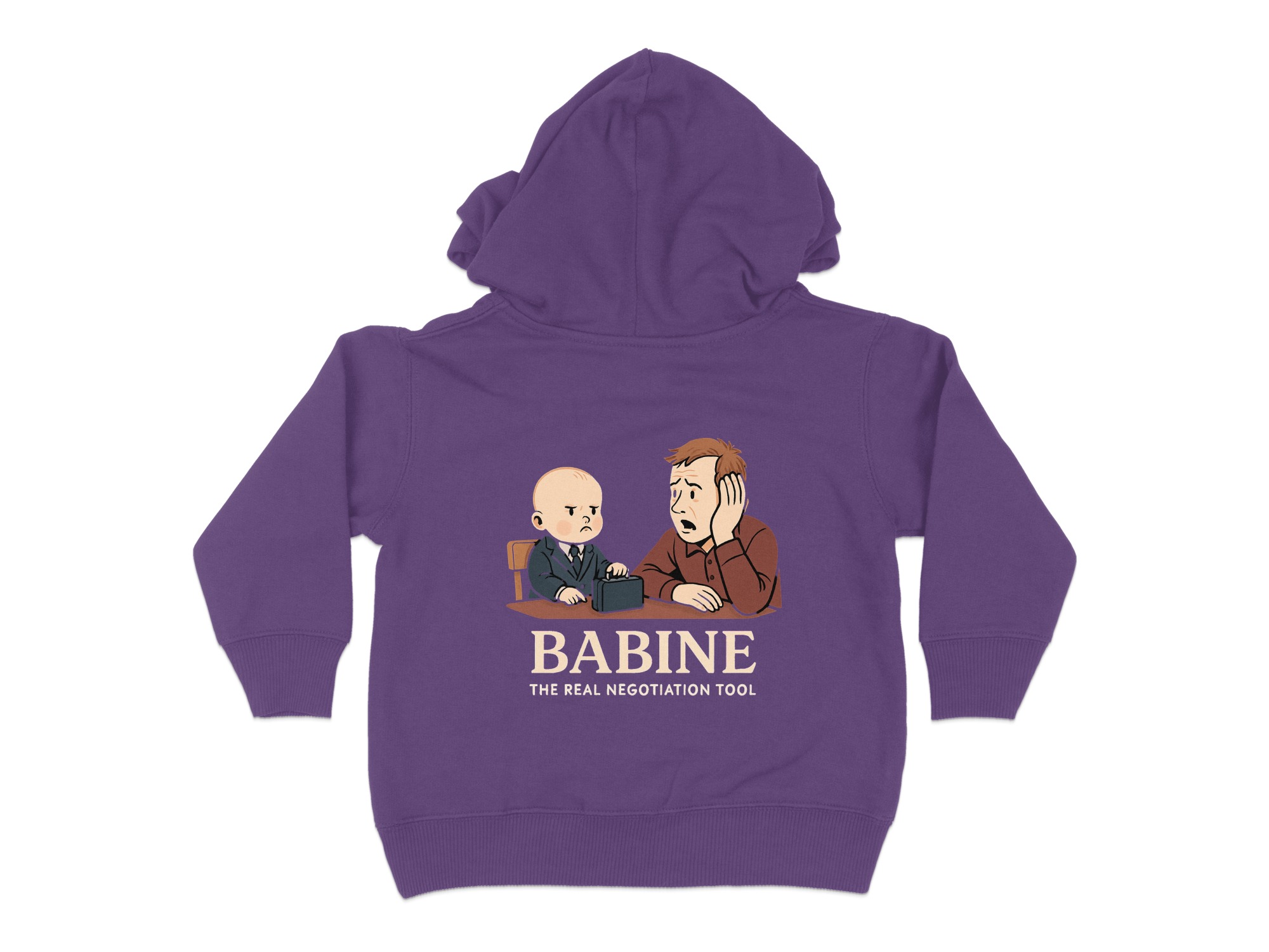 “Babine - Negotiation Tool” | Funny Cajun Humor Toddler Hoodie | Toddler Hoodie Sizes 2T to 6T - Image 20