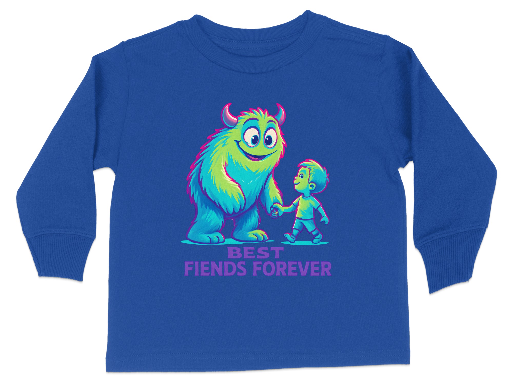 Best Fiends Forever Long Sleeve T-Shirts - 5-6T, Royal product image 1