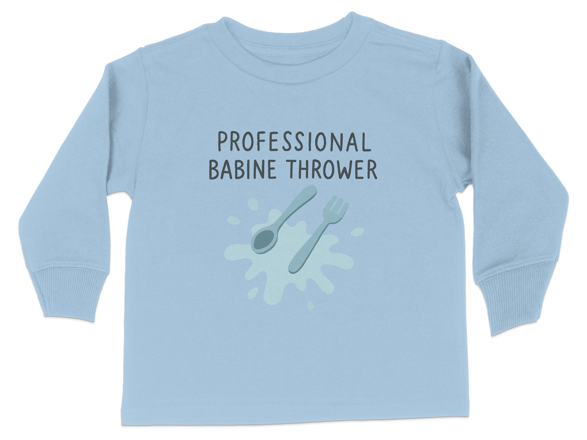 Professional Babine Thrower Graphic Tee | Toddler Long Sleeve T-Shirt Sizes 2T-4T - Image 7