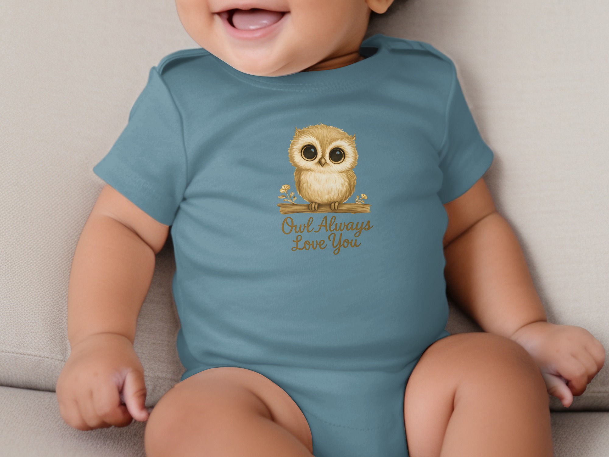 Owl Always Love You Graphic Image Baby Apparel Short and Long Sleeve Body Suit NB to 24M - Image 7