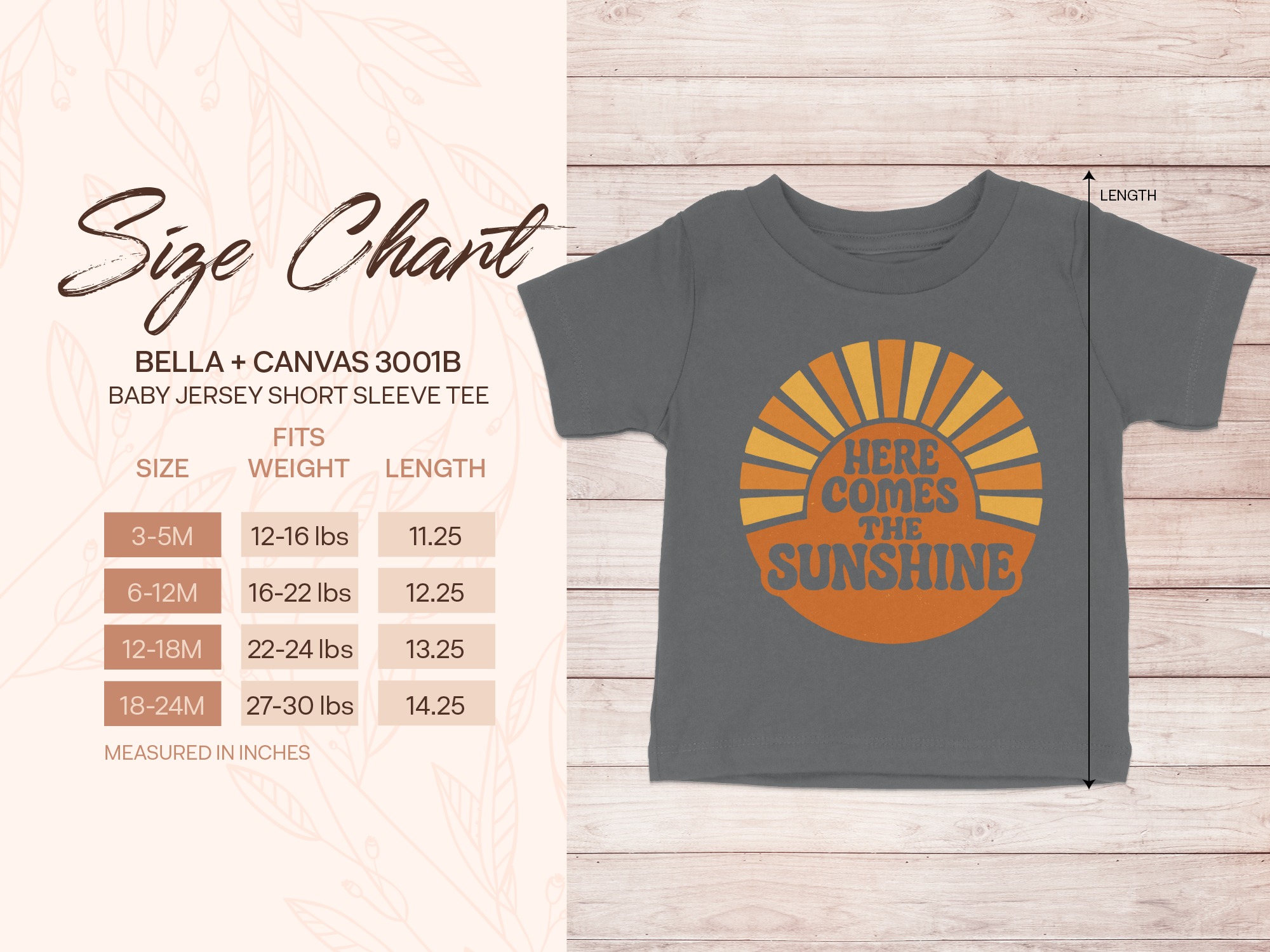 “Sunshine Sun Baby T” Baby T-Shirt | Cute Baby/Toddler Shirt | Infant Tee Sizes NB to 24M product image 4
