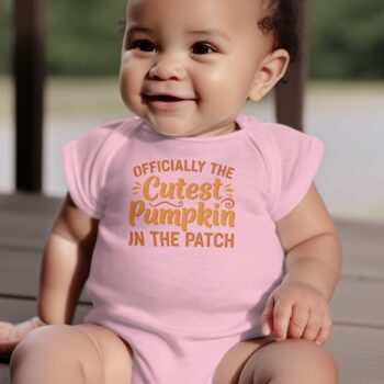 Cutest Pumpkin Baby Bodysuits Onesie - 12M, Pink product image 1