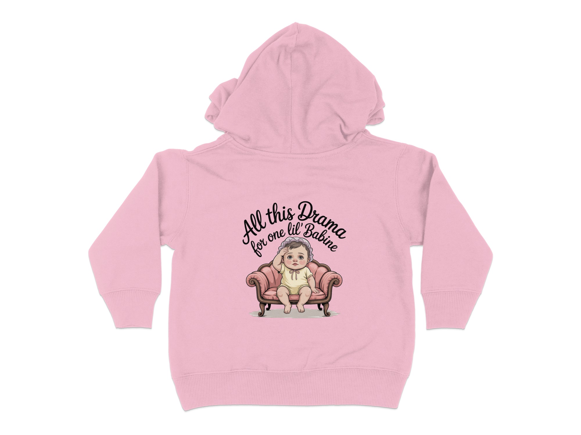 “All This Drama For One Little Babine” | Funny Cajun Humor Toddler Hoodie | Toddler Hoodie Sizes 2T to 6T - Image 16