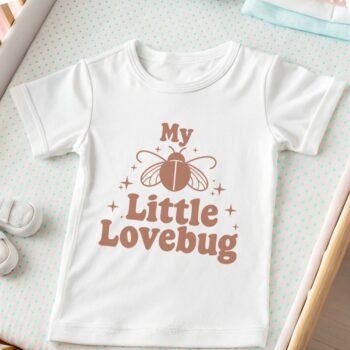 My Little Lovebug Baby T-Shirt - 12-18M, White product image 1