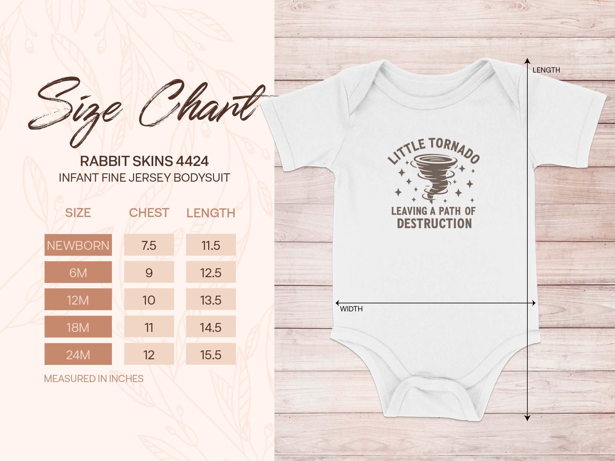 “Little Tornado Baby Bodysuits Onesie” Baby Bodysuit | Cute Cartoon Kids Shirt | Infant Onesie Sizes NB to 24M product image 7