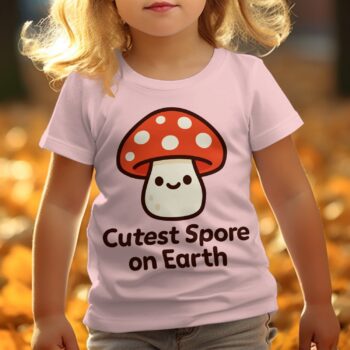 Cutest Spore on Earth Baby T-Shirt - 12-18M, Pink product image 1