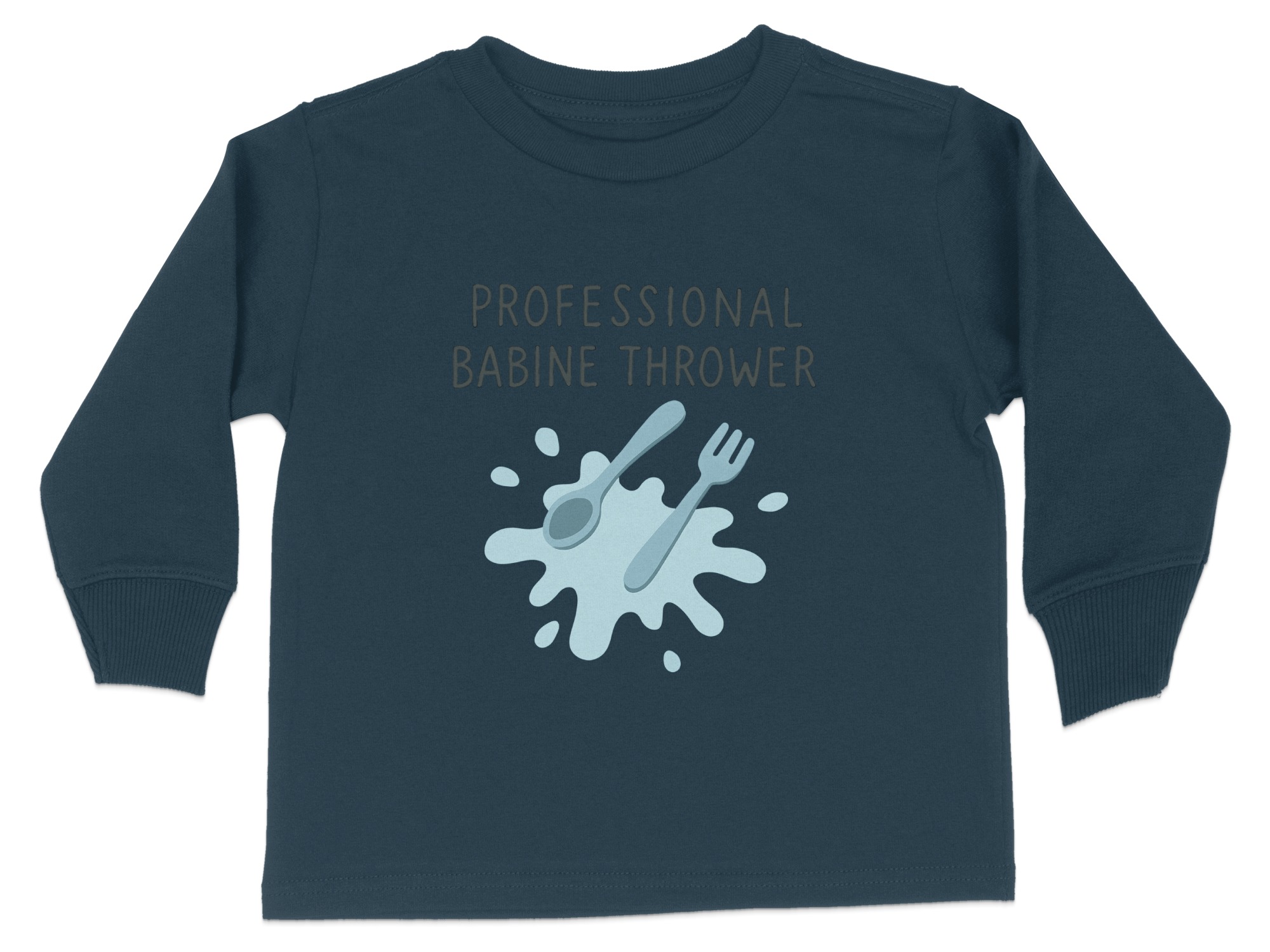 Professional Babine Thrower Graphic Tee | Toddler Long Sleeve T-Shirt Sizes 2T-4T - Image 3