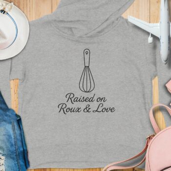 Raised on Roux Love Cozy Toddler Hoodie - 5-6T, Heather product image 1