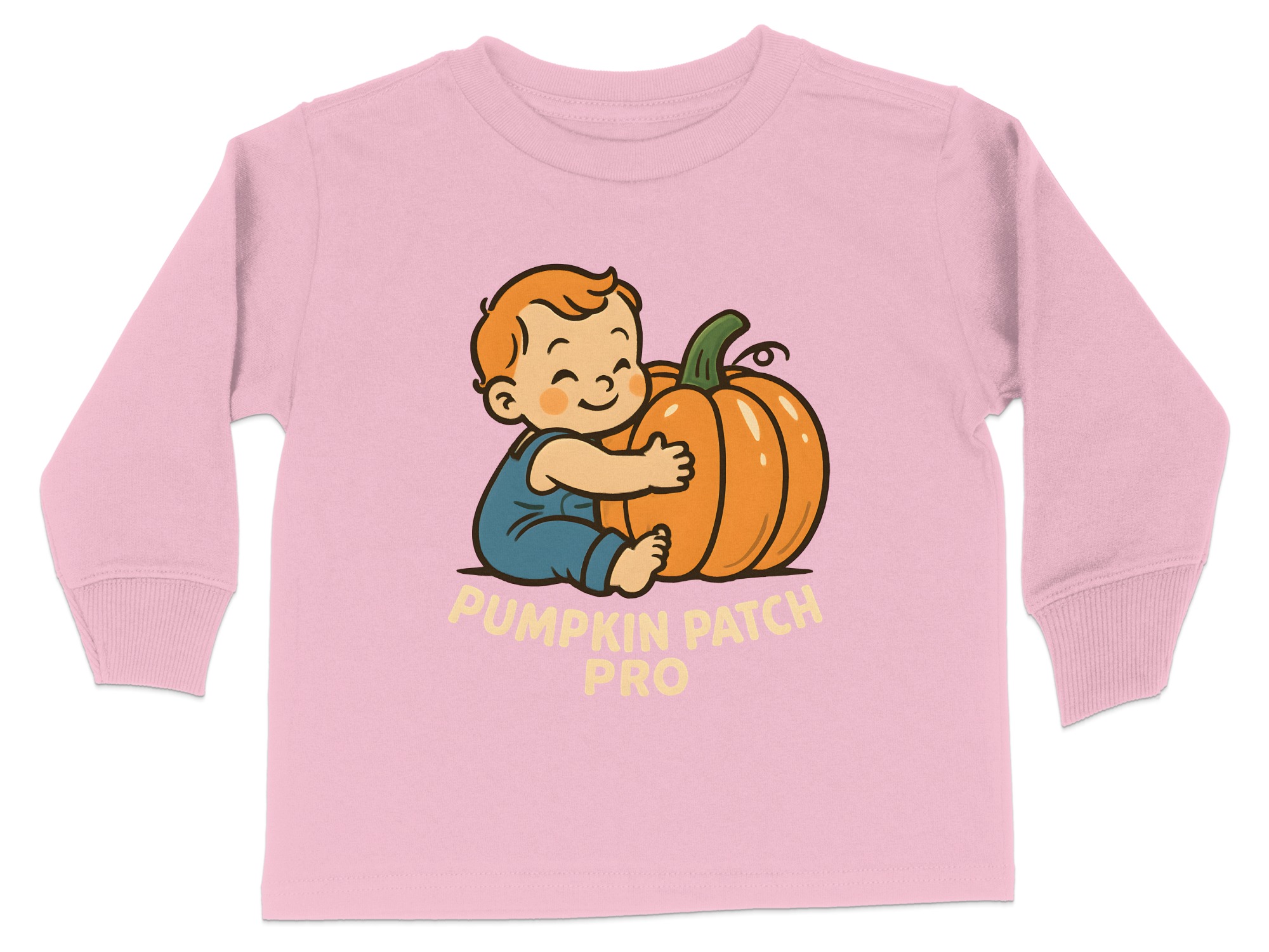 Pumpkin Patch Pro Graphic Print Long Sleeve T-Shirts - 5-6T, Pink product image 1