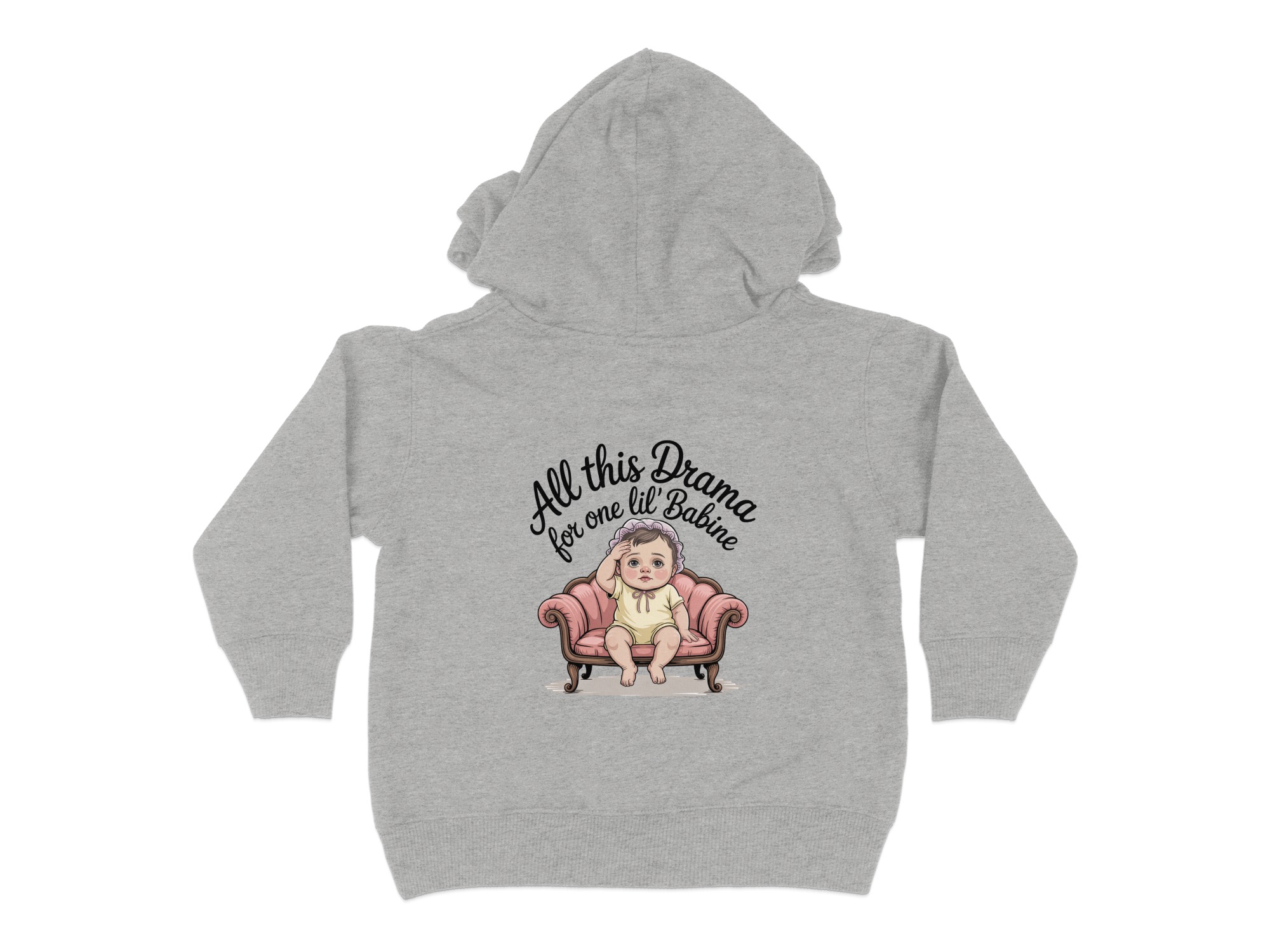 “All This Drama For One Little Babine” | Funny Cajun Humor Toddler Hoodie | Toddler Hoodie Sizes 2T to 6T - Image 25