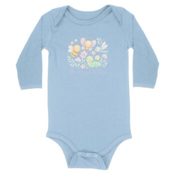 Buzzing with Joy Bodysuits NB to 24M, Cute Insect Design, Baby Shower Gift, Butterfly Bee Caterpillar Bodysuit Long and Short Sleeve