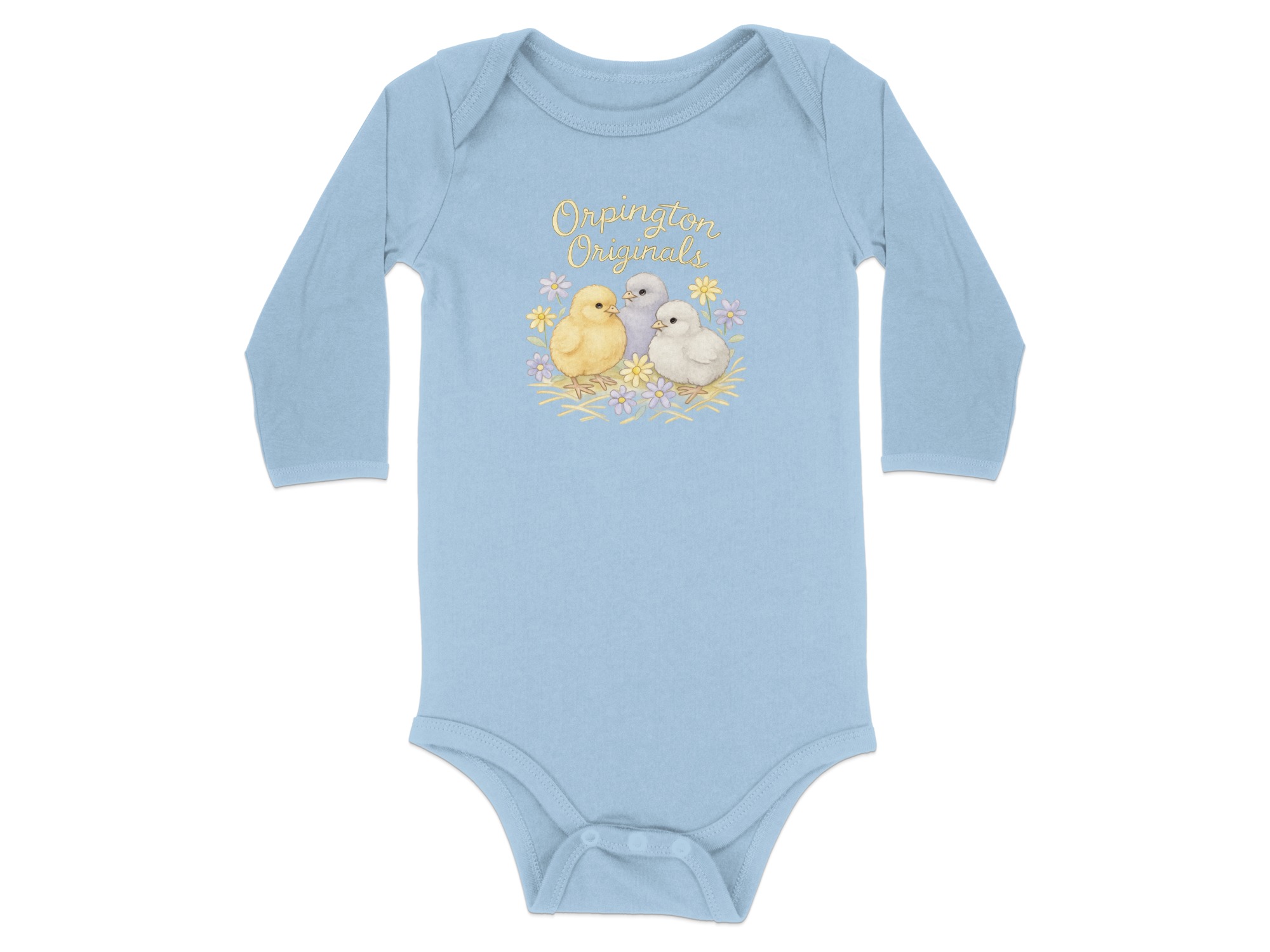 Orpington Originals Bodysuit, Cute Chicks Flowers, Baby Bodysuits NB to 24M, Long and Short Sleeve, Farm Animals, Baby Shower Gift Idea - Image 17