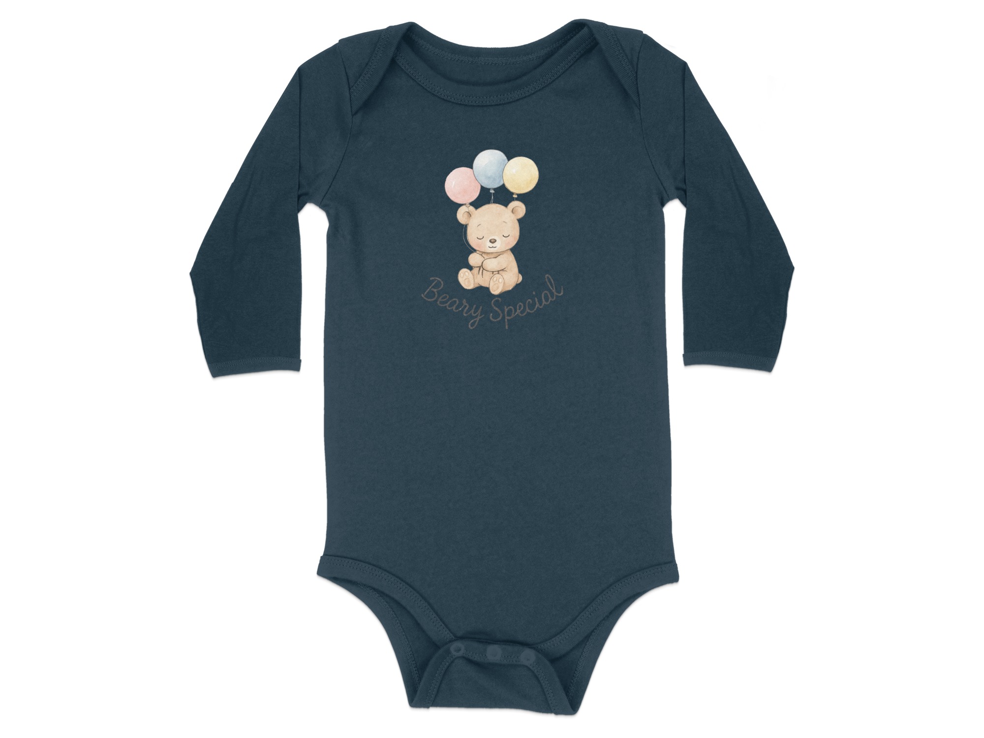 Beary Special Bodysuit NB to 24M, Cute Bear with Balloons Long and Short Sleeve Baby Onesie, Adorable Baby Shower Gift, Unique Baby Clothes - Image 14